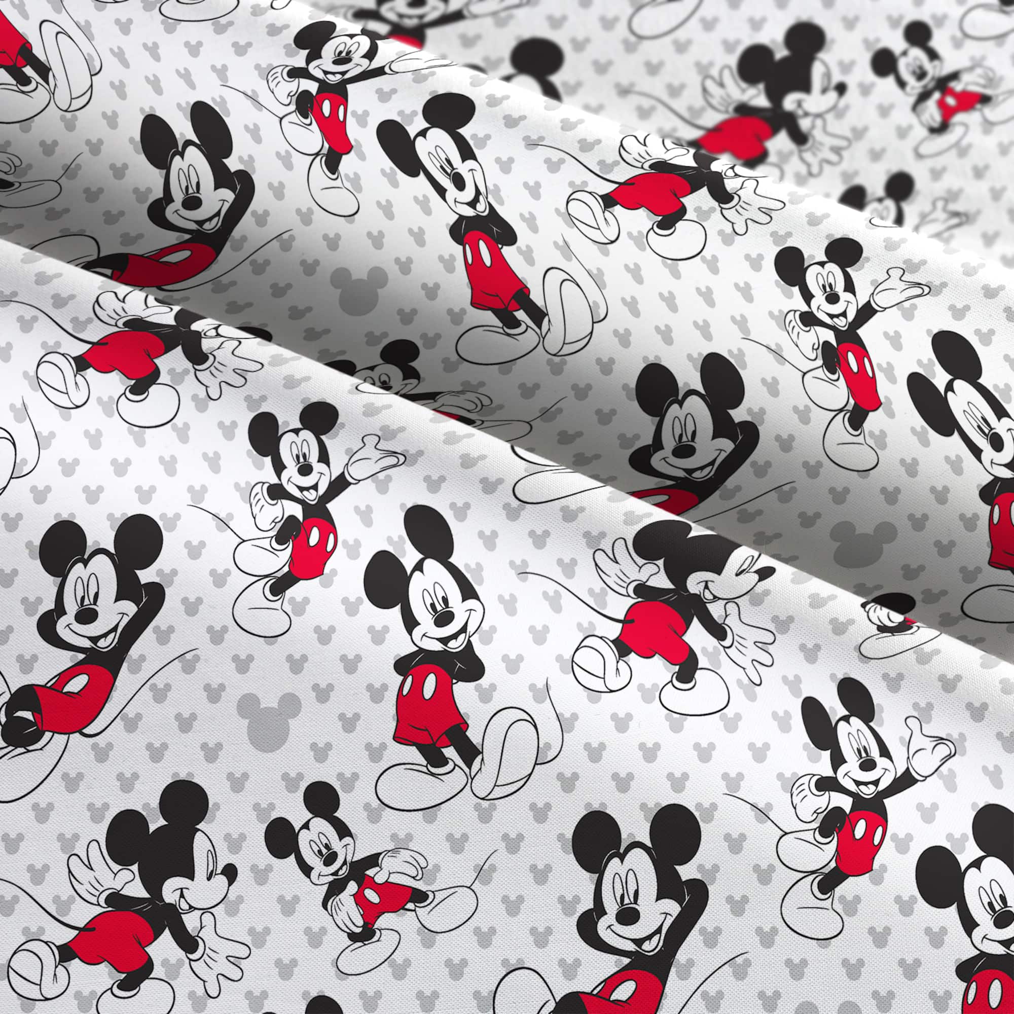 Springs Creative Disney® Mickey Mouse on White Cotton Fabric